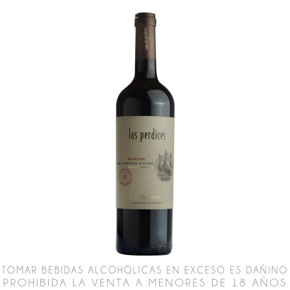 Vino Tinto Blend Las Perdices Botella 750ml