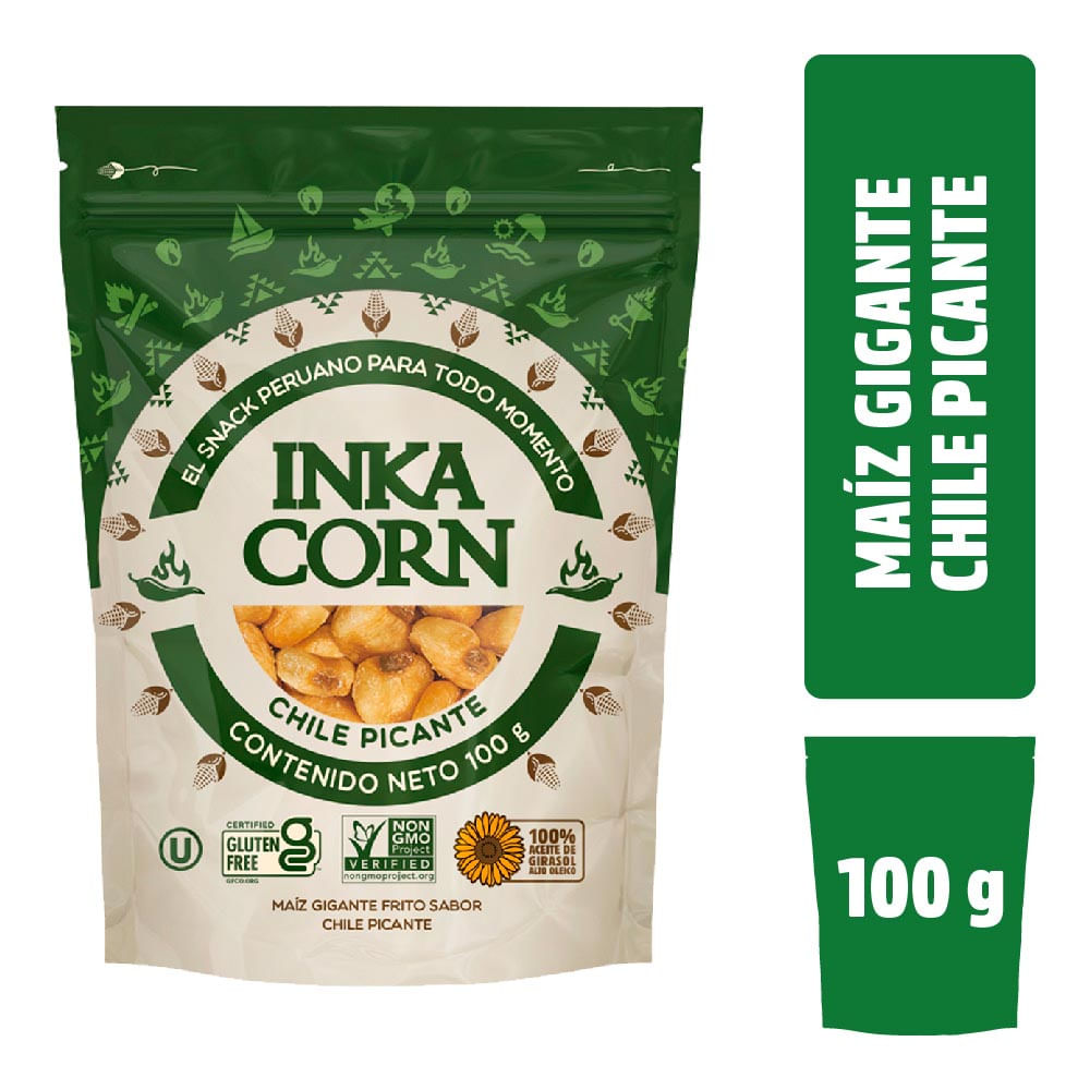 Maíz Gigante Inka Corn Chile Picante 100g