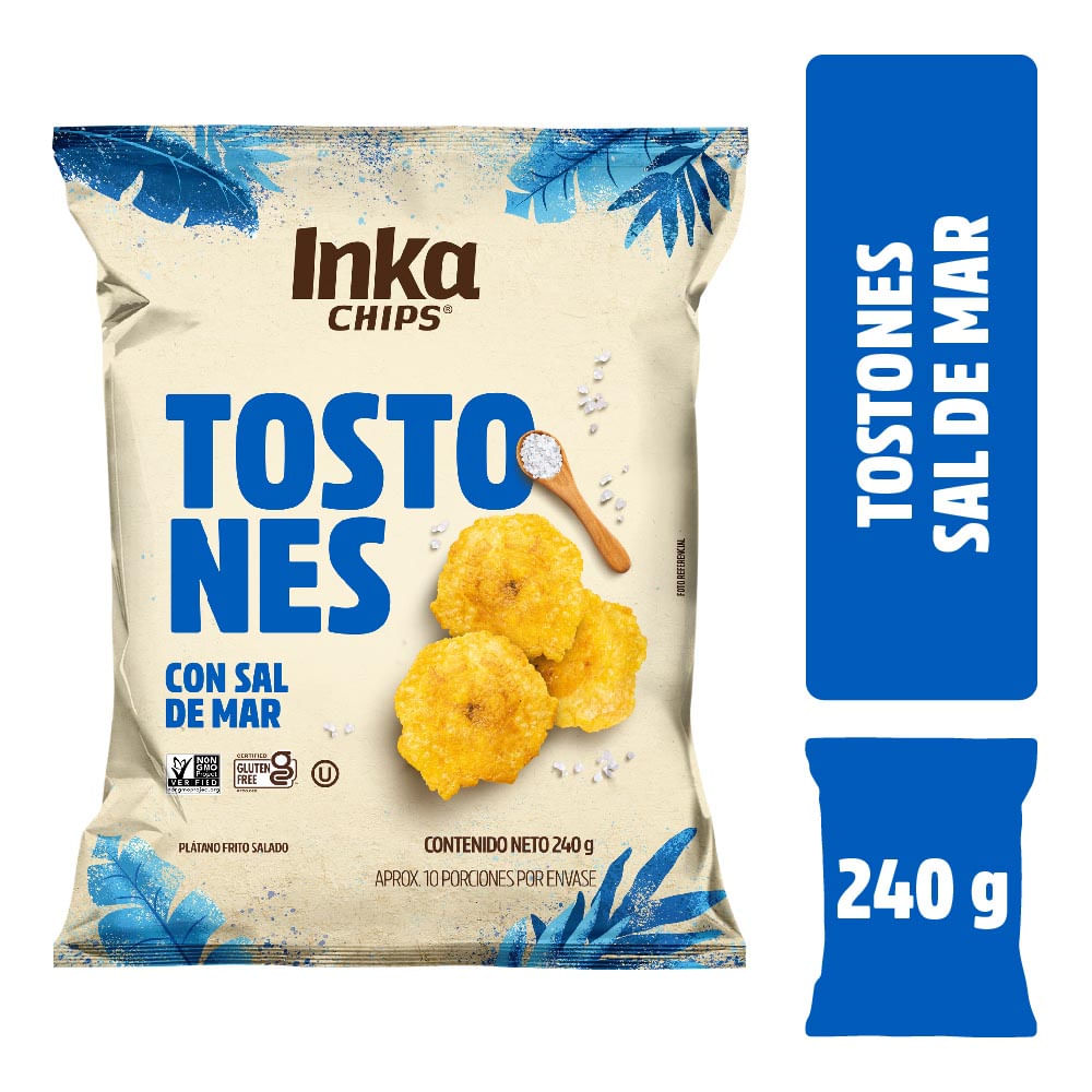 Tostones con Sal Inka Chips 240g