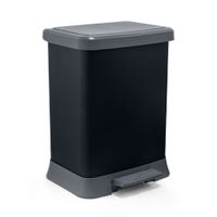 Papelera Reyplast Lexuss Negro 40L