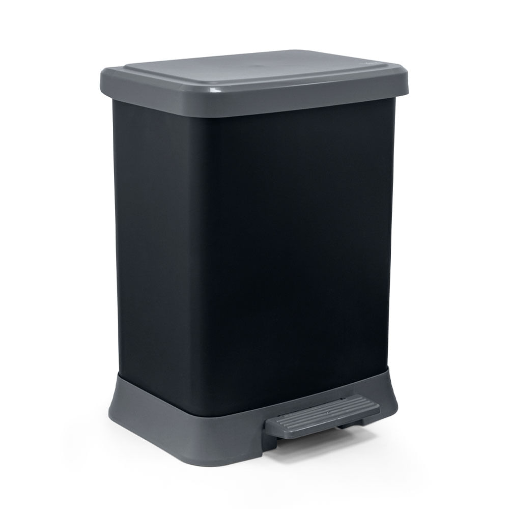 Papelera Reyplast Lexuss Negro 40L