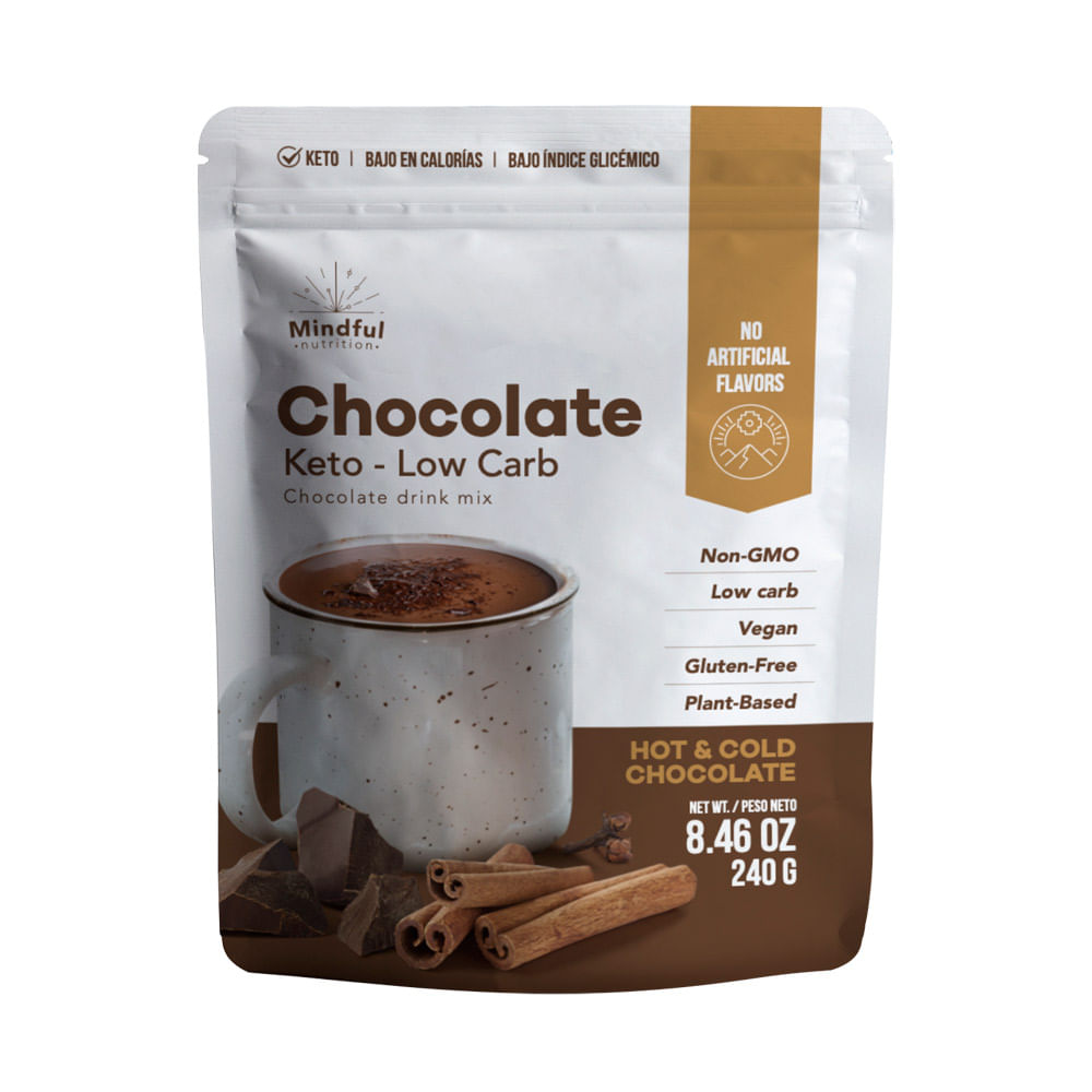 Bebida De Chocolate Instantánea Mindful Nutrition 240G