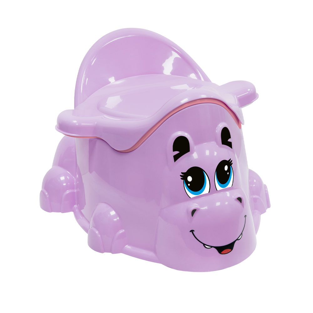 Bacín de Entrenamiento Reyplast con Tapa Morado