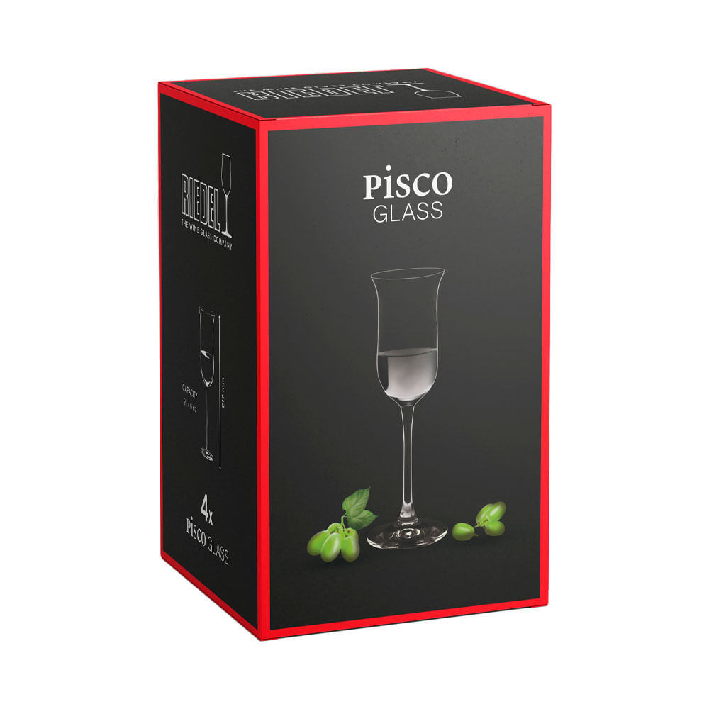 Set x4 Copas Riedel Pisco Cristalería
