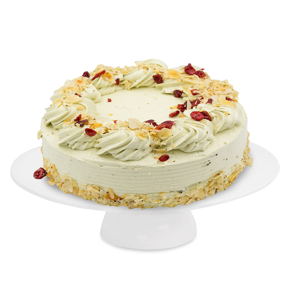 Torta de Pistachos con Arándanos y Castañas Dulce Pasión