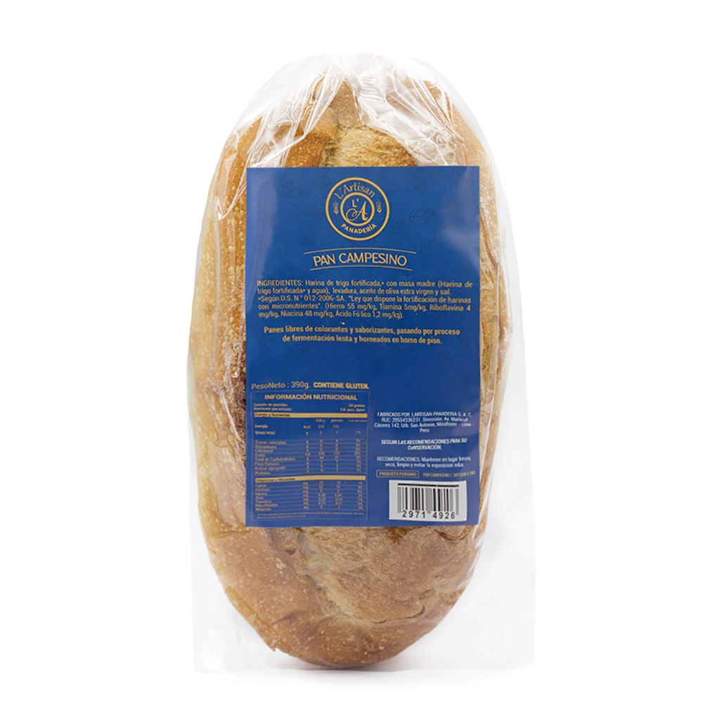 Pan Campesino L'Artisan x un