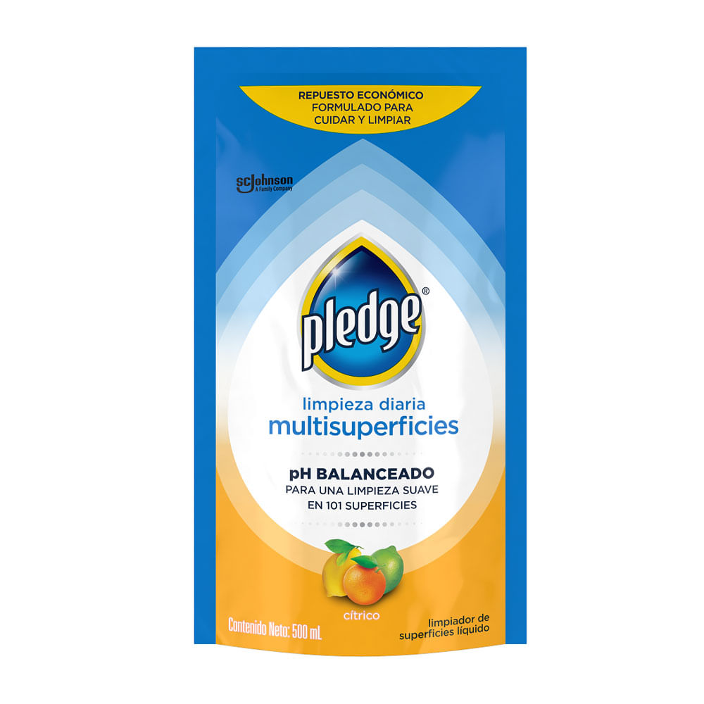 Limpiador Pledge Multisuperficies Citrus 500ml