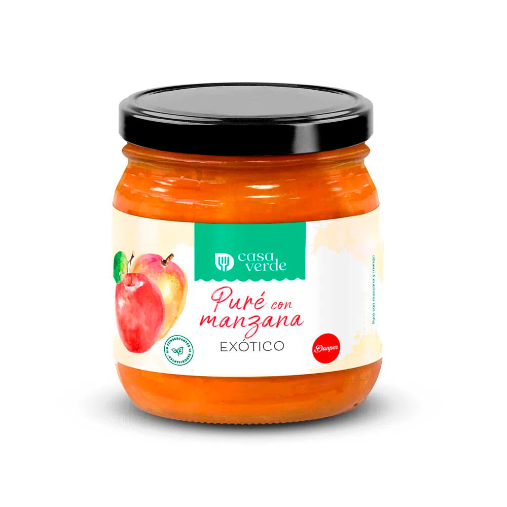 Puré con Manzana Exótico Casa Verde 370g