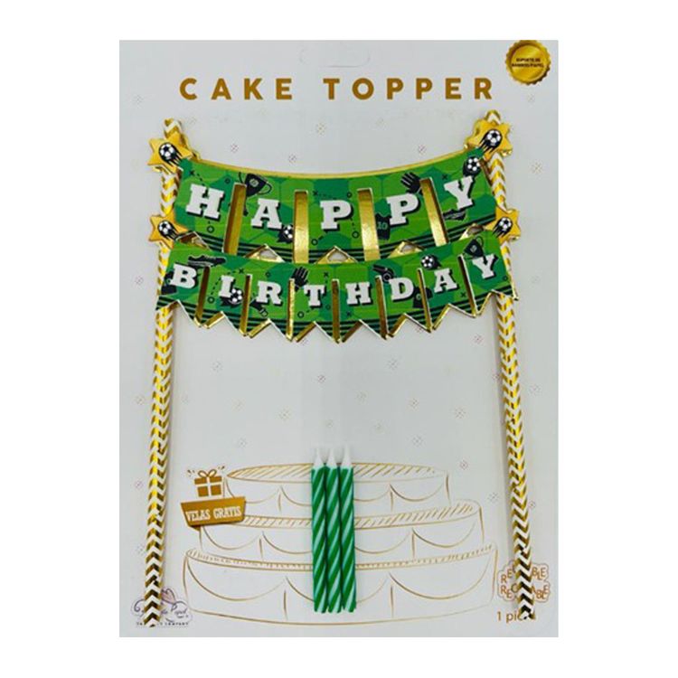 Cake-Topper-Bander-n-de-Futbol-con-Velas-de-Regalo-1-351645403