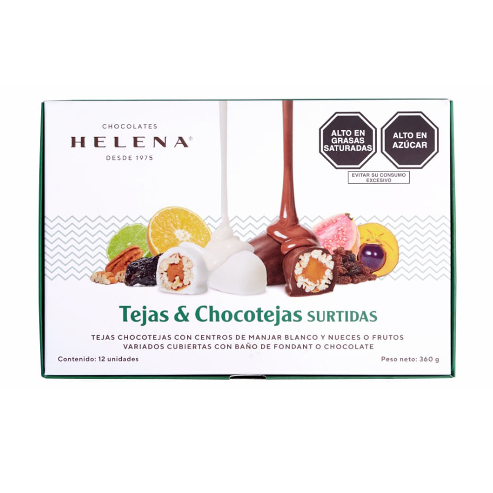 Tejas y Chocotejas Helena Surtidas 12un