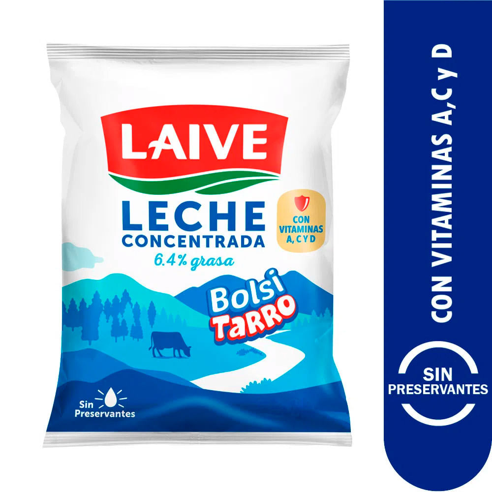 Leche Concentrada Laive Bolsa 390g