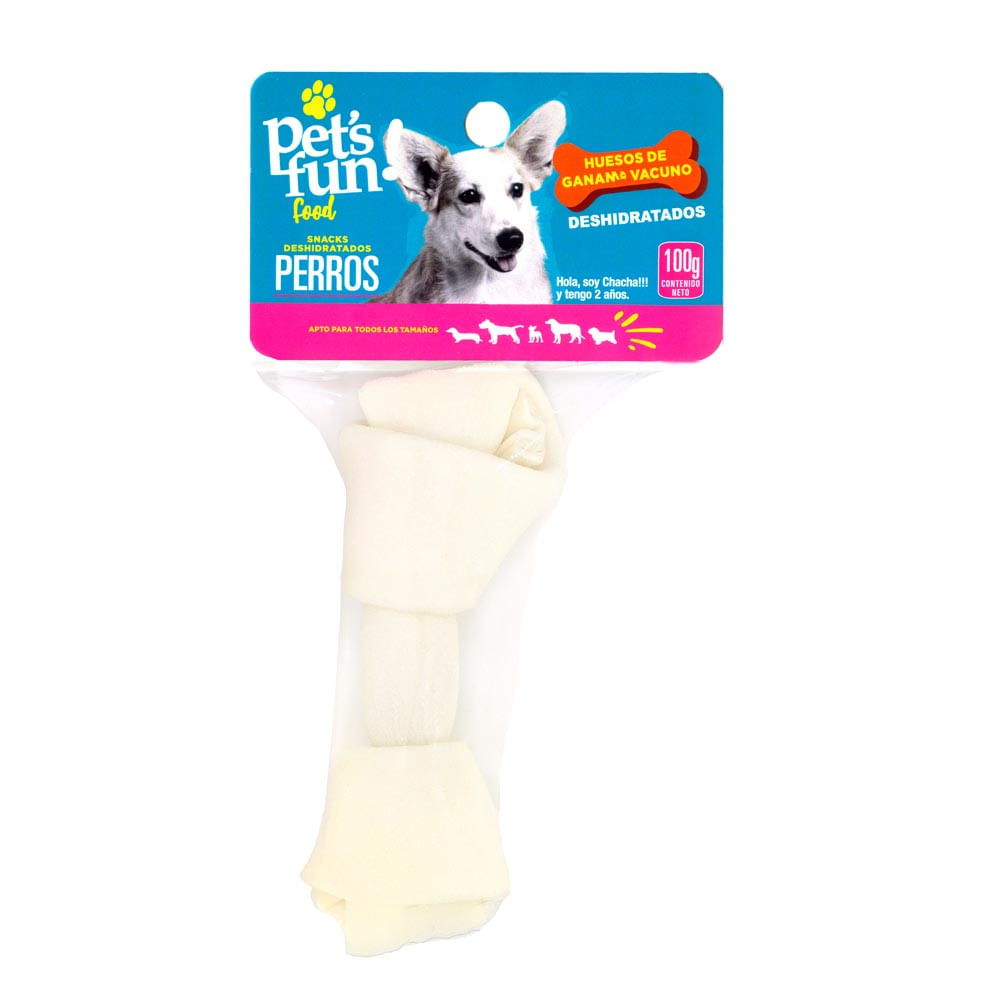 Hueso de Ganado Vacuno Deshidratado Pet's Fun 100g