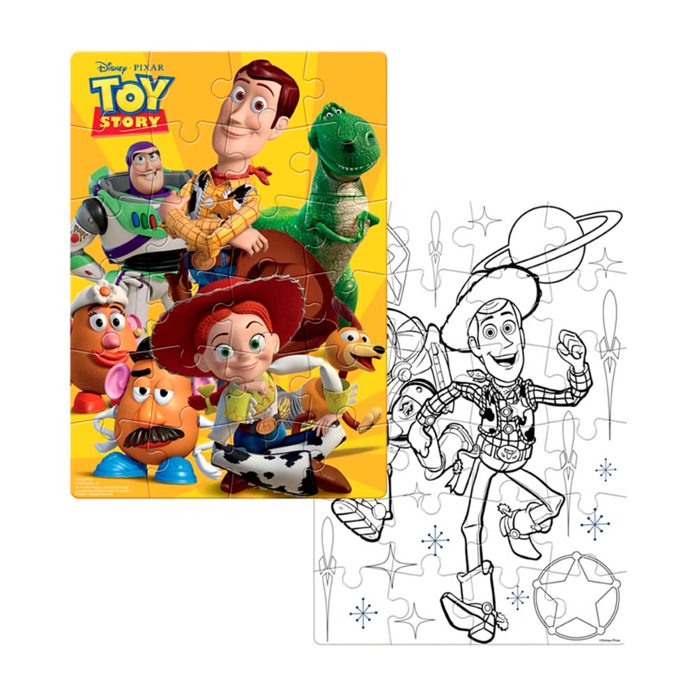 Rompecabeza Doble Vista Toy Story 24 Piezas