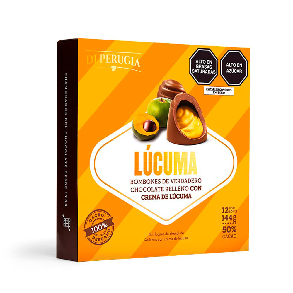 Bombones con Crema de Lúcuma Di Perugia 144g