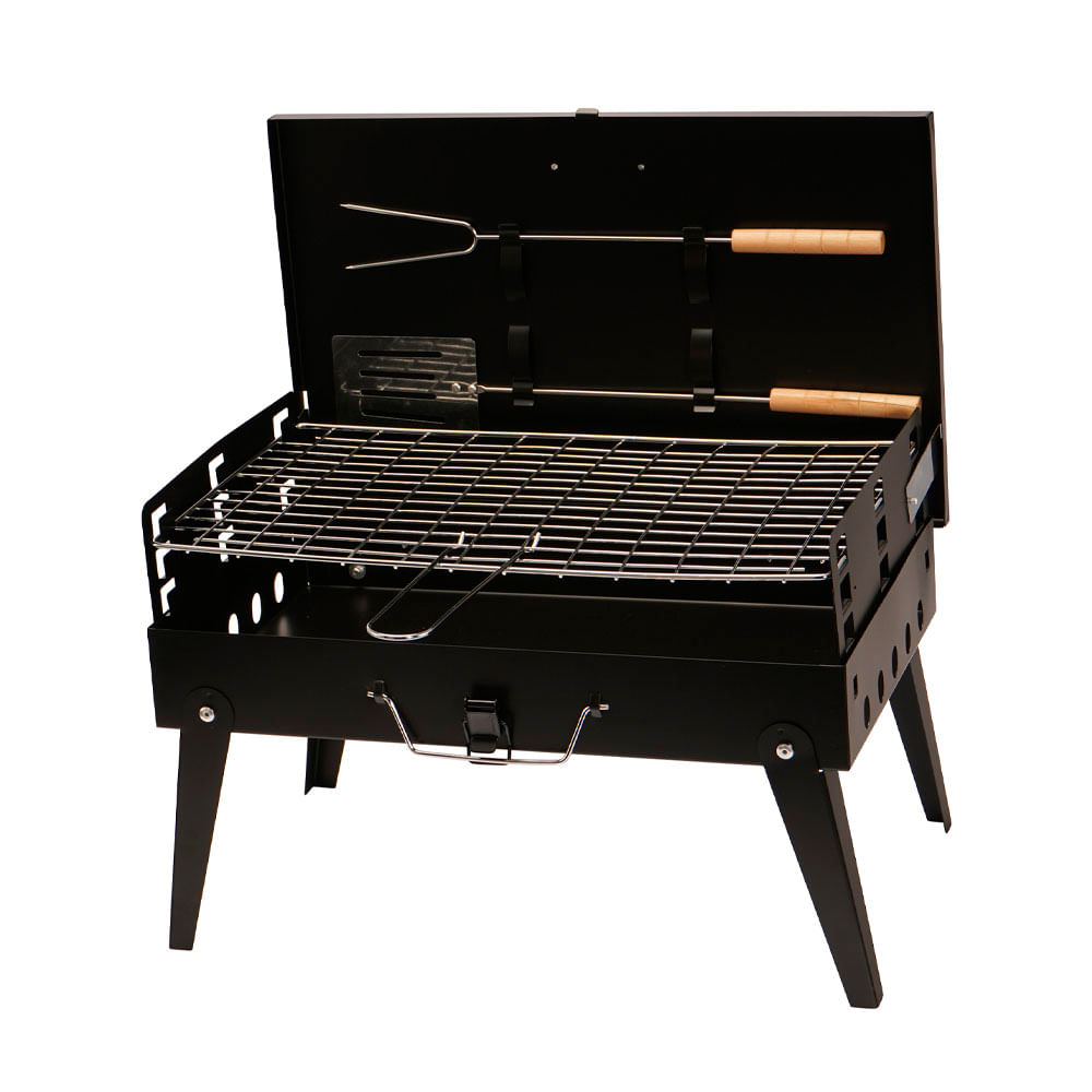 Parrilla Beek Maker Carbon Portatil + Utensilios