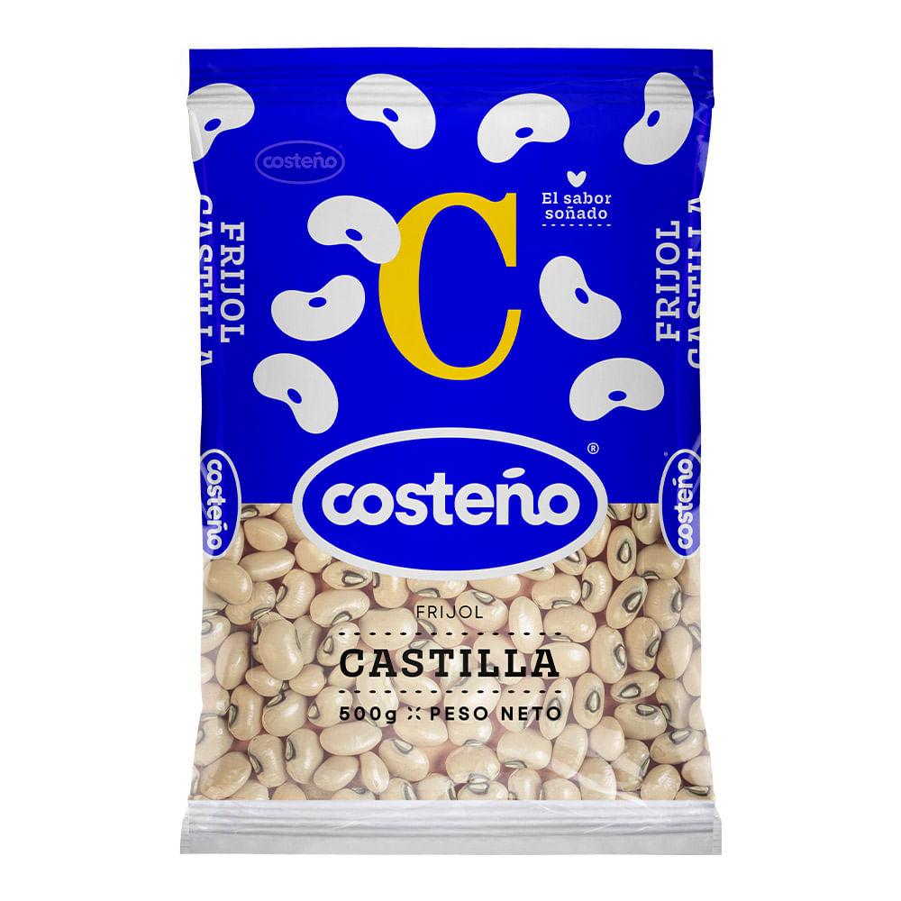 Frijol Castilla Costeño 500g