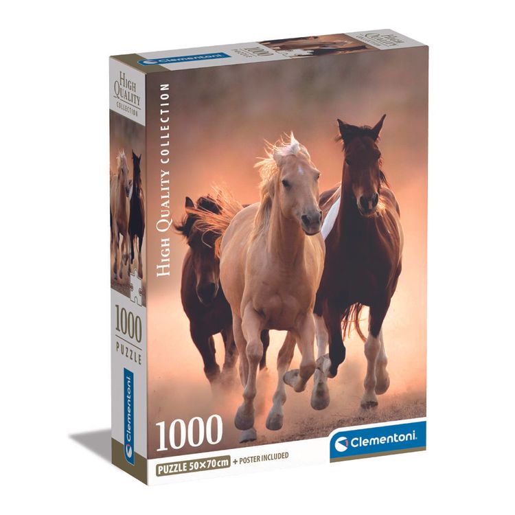 Rompecabeza-Clementoni-1000-Piezas-Running-Horses-Compact-1-351648374