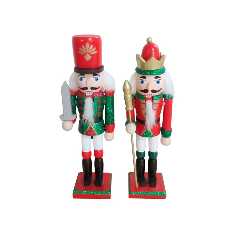 Cascanueces Krea Clásico 18cm Navidad 2023 - Wong