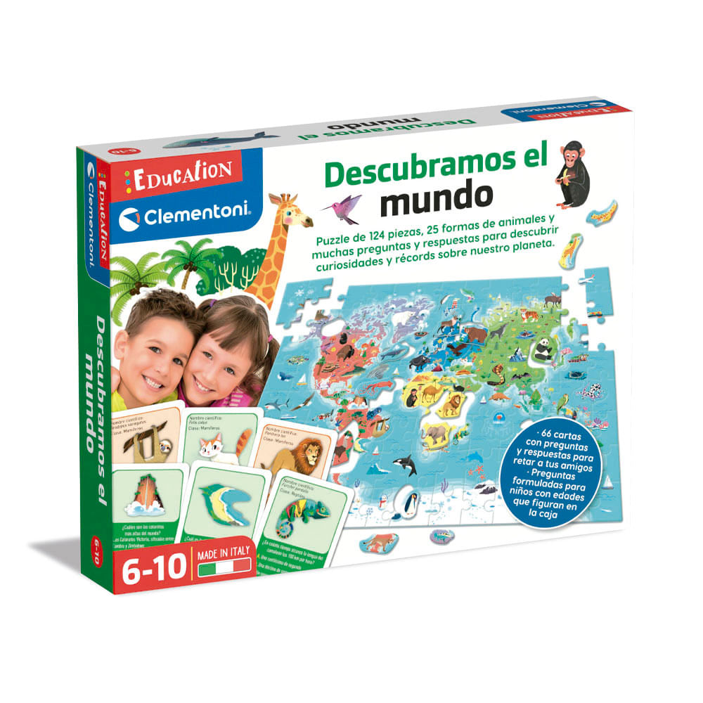 Rompecabeza Clementoni Descubramos El Mundo
