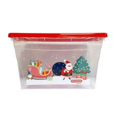 Caja-Organizadora-Duraplast-Navidad-Transparente-con-Tapa-Rojo-28L-1-351658496