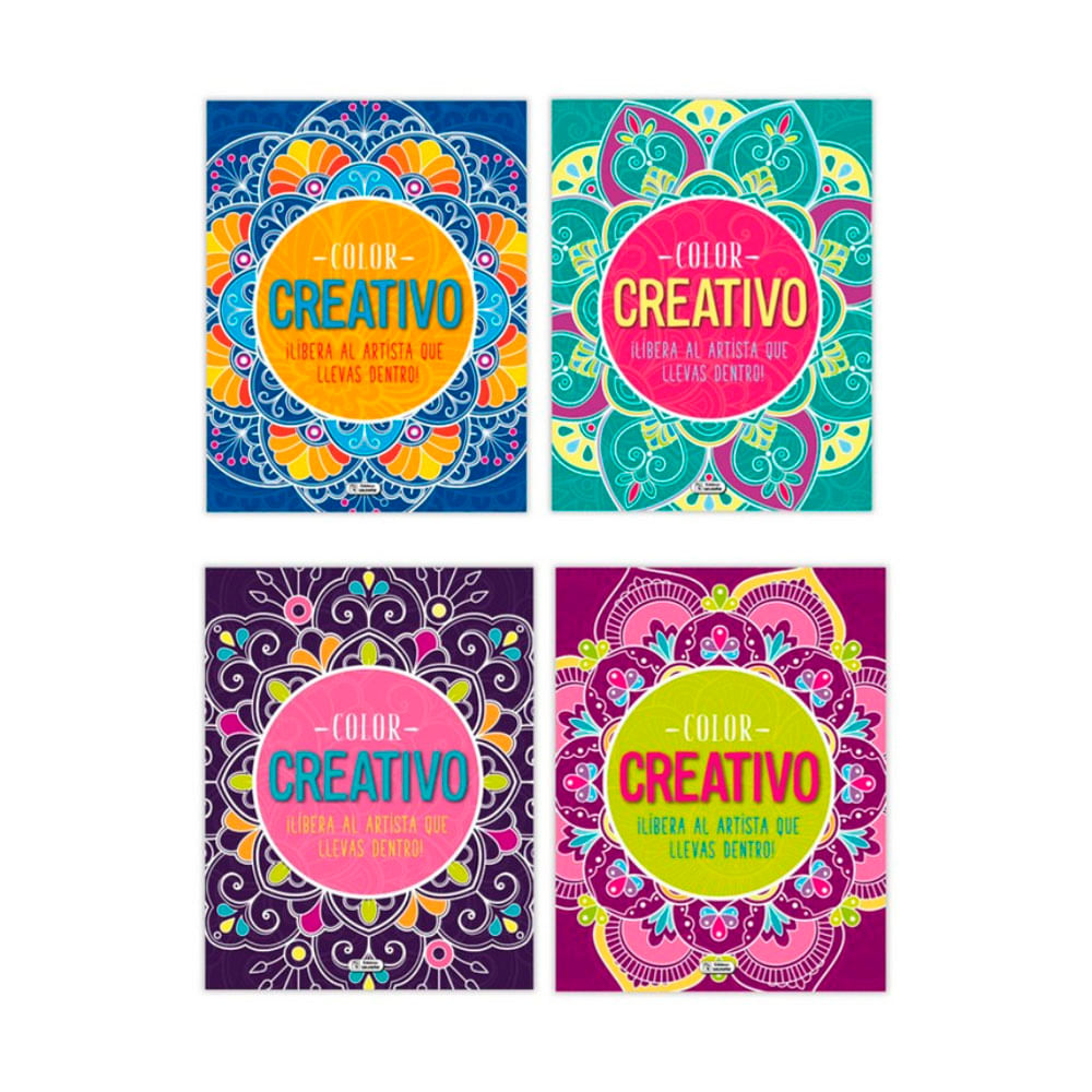 Libro Color Creativo 4 Títulos