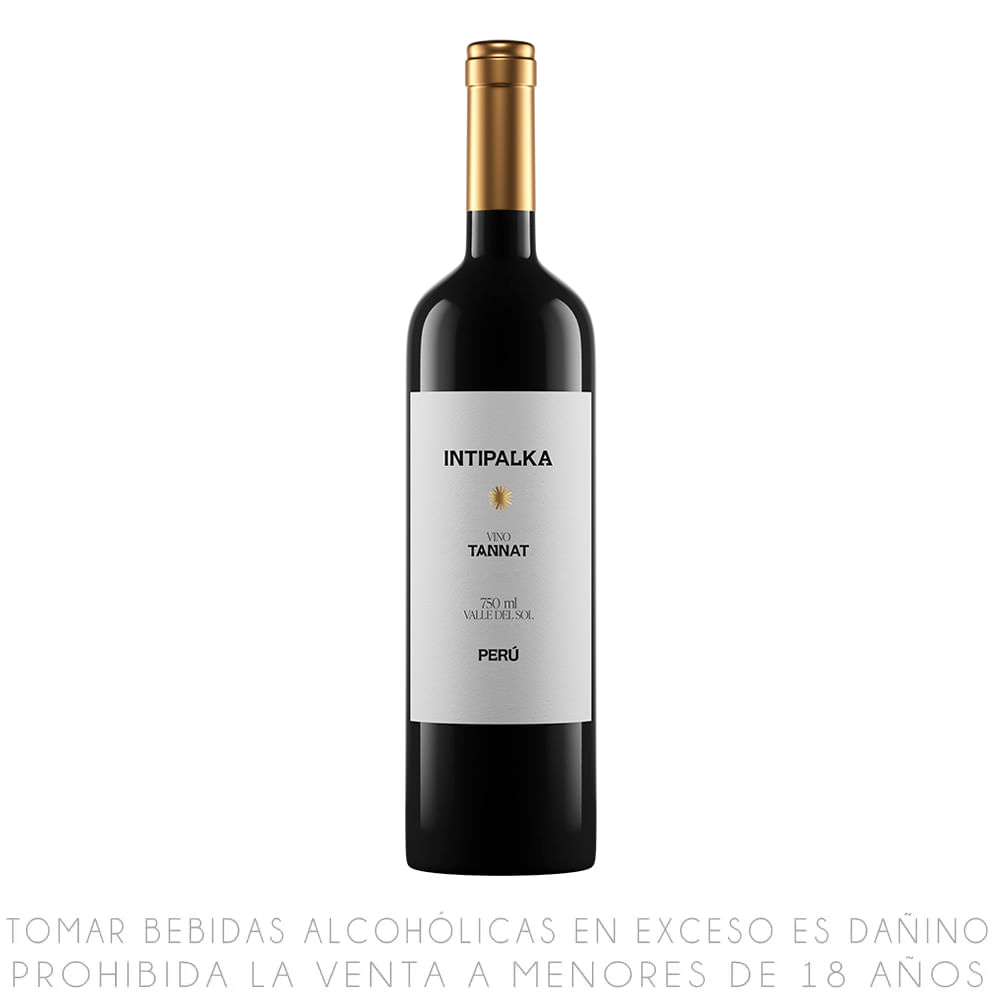 Vino Tinto Tannat Intipalka Botella 750ml