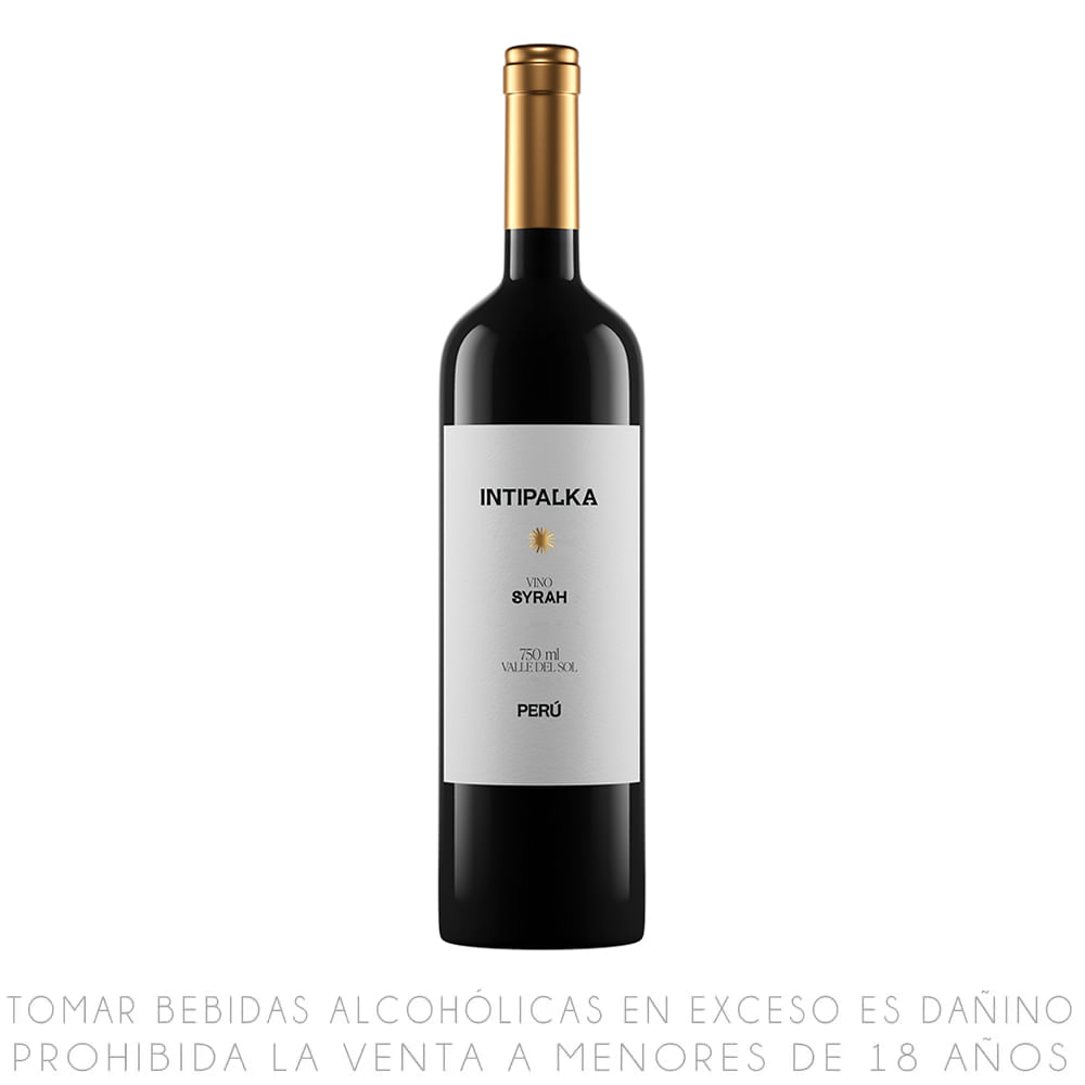 Vino Tinto Syrah Intipalka Botella 750ml