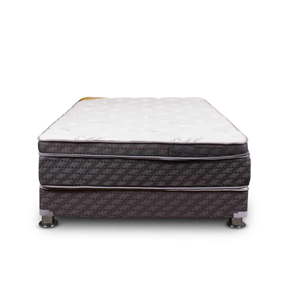 Juego de Cama Queen El Cisne Ankara Pocket + 2 Almohadas + Protector