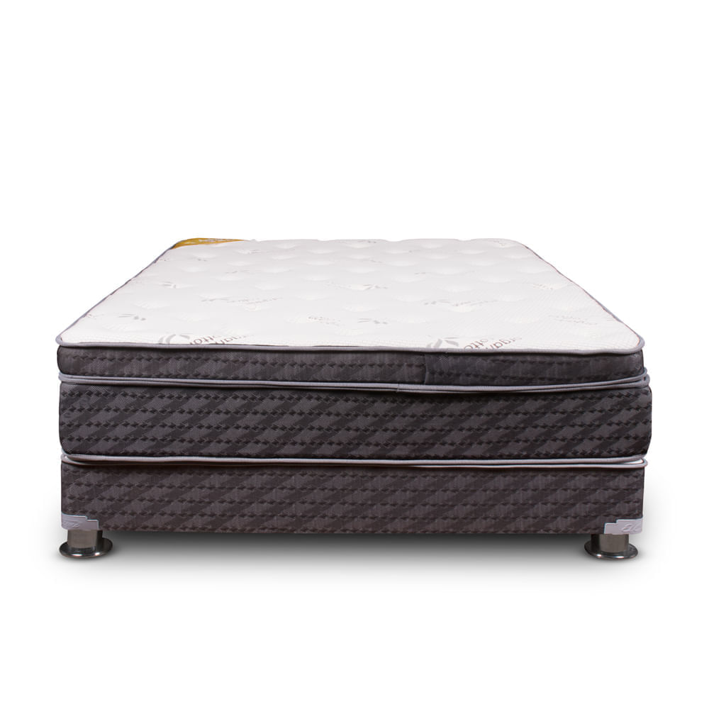 Juego de Cama King El Cisne Ankara Pocket + 3 Almohadas + Protector