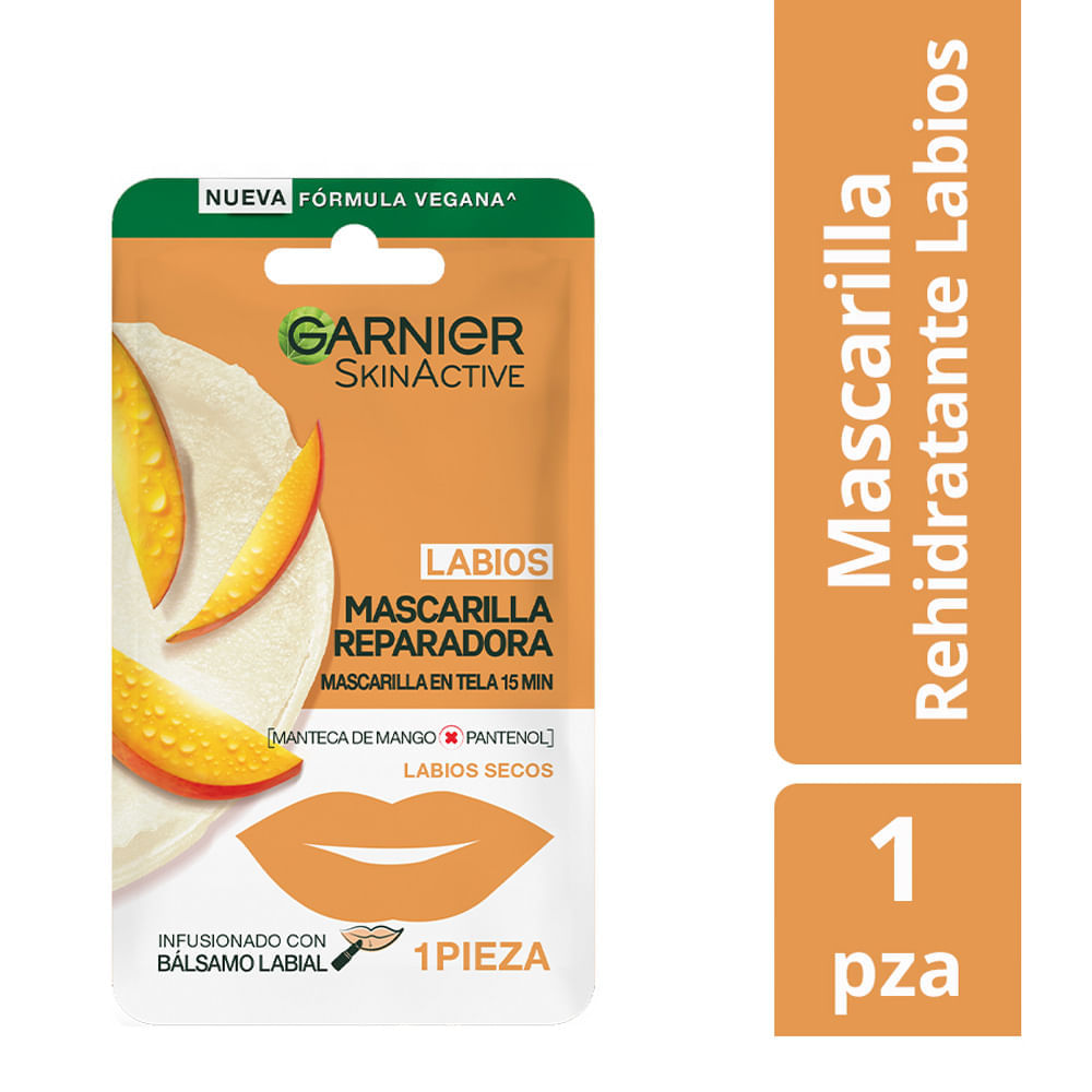 Mascarilla para Labios Garnier SkinActive Mango