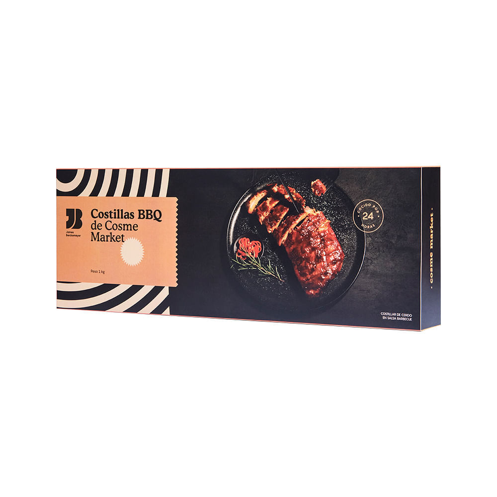 Costillas de Cerdo en Salsa BBQ Cosme Market 1kg