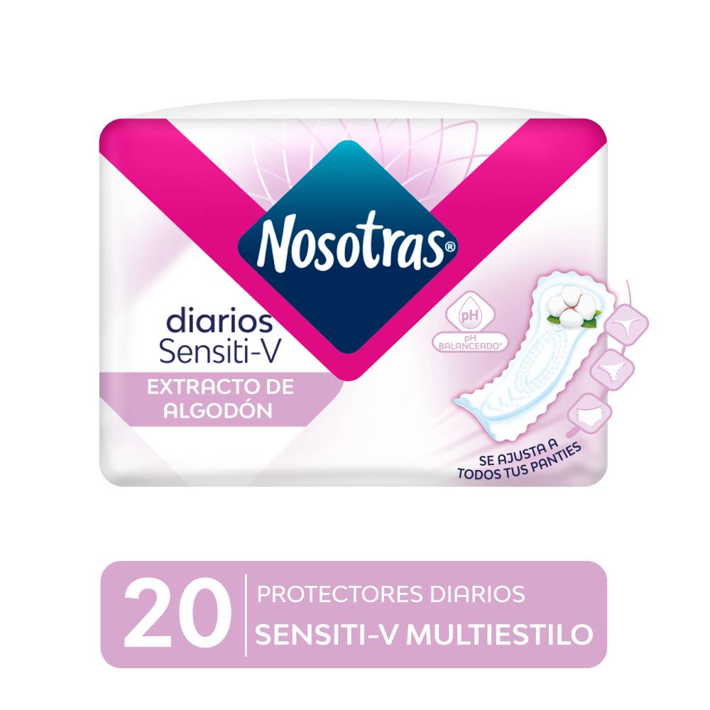 Protectores Diarios Nosotras Sensitive 20un