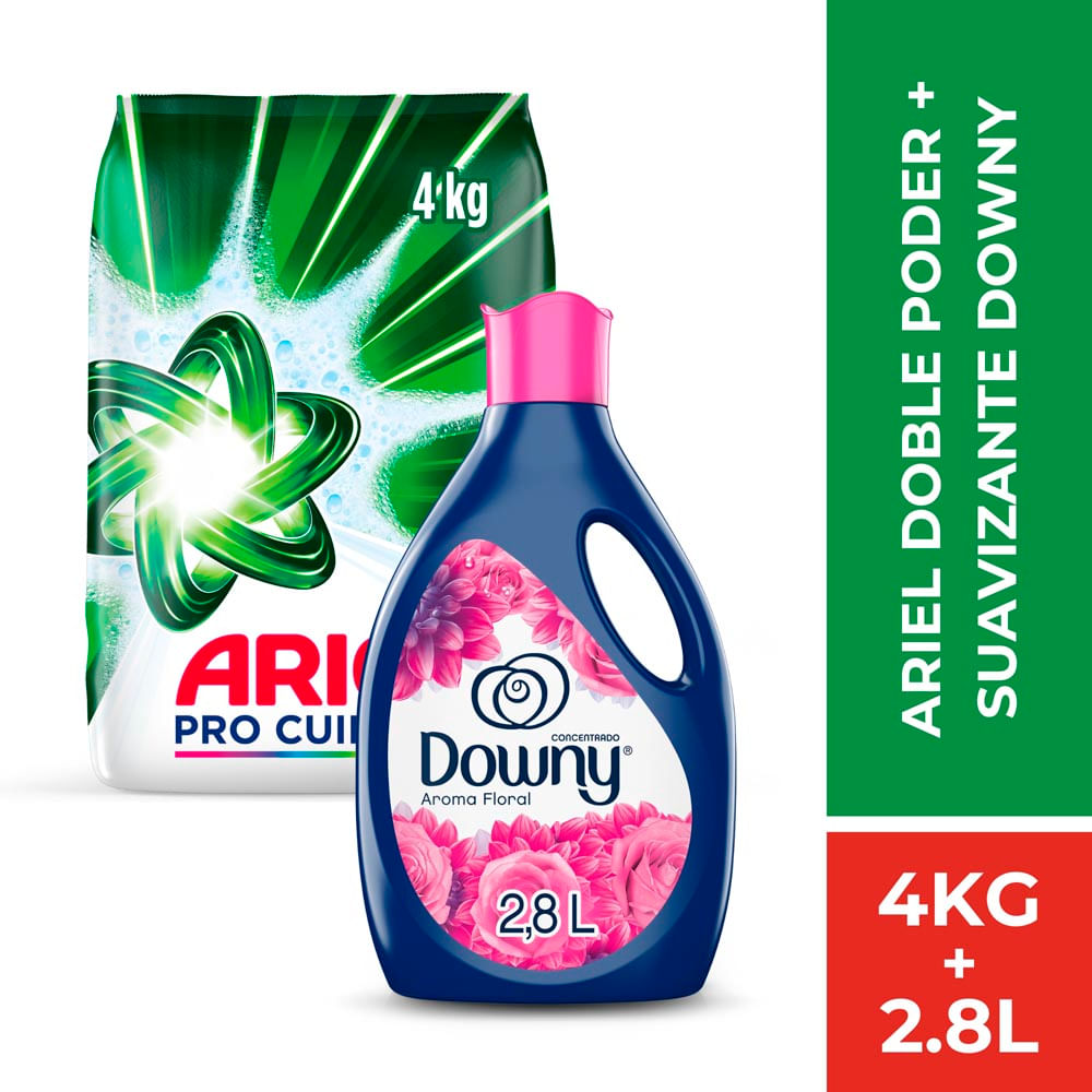 Twopack Detergente Líquido Ariel Concentrado 3.7L 