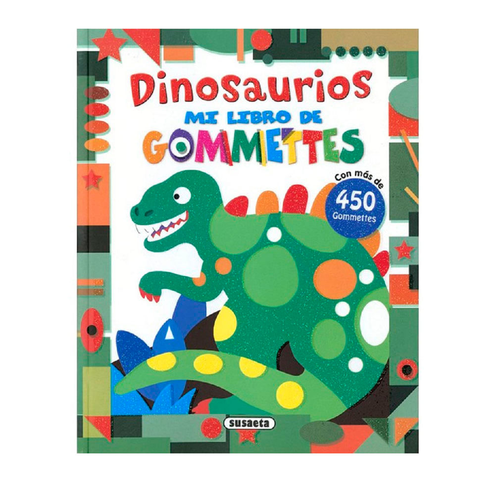 Libro Dinosaurios Mi Libro de Gommettes V&D Distribuidores