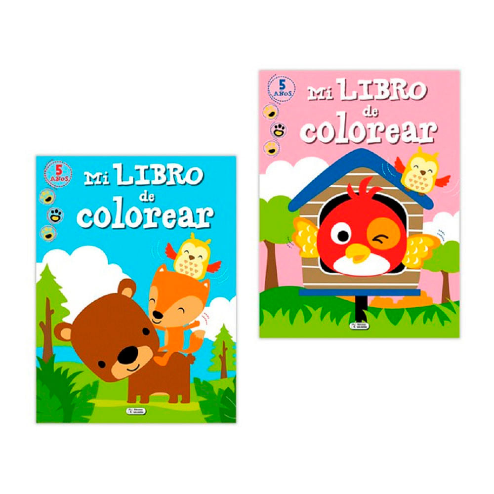 Libro Colección Mi Libro de Colorear 2 Títulos V&D Distribuidores