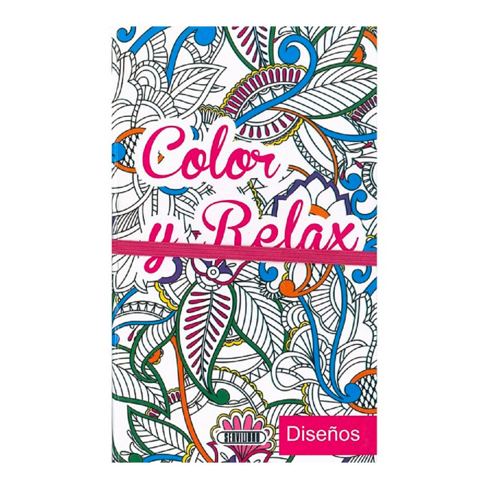 Libro Color y Relax Diseños Lápices V&D Distribuidores