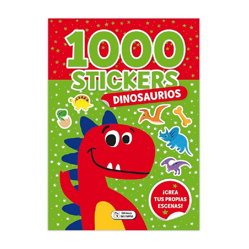 Libro 1000 Stickers Dinosaurios V&D Distribuidores