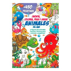 Libro-animales-del-Mar-450-Pegatinas-V-D-Distribuidores-1-351641297