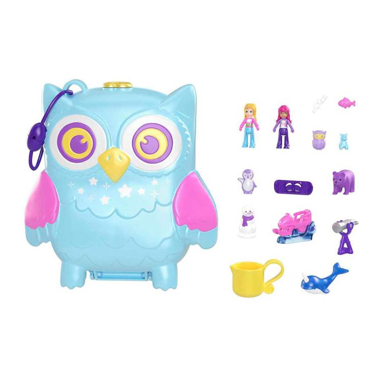 Set-de-Juego-Polly-Pocket-Compacto-Pijamada-de-B-ho-POLLY-POCKET-COMPACTO-PIJAMADA-DE-B-HO-1-351660326