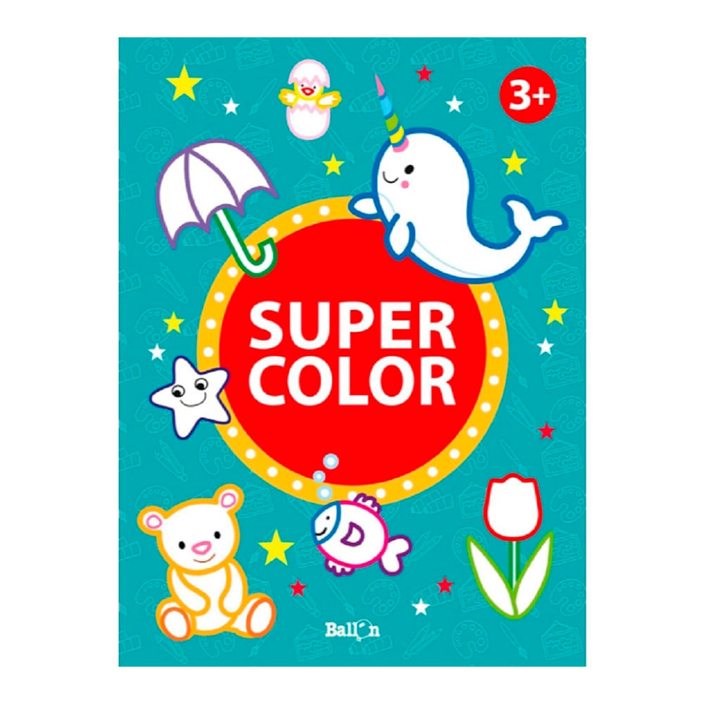 Libro Super Color +3 Azul