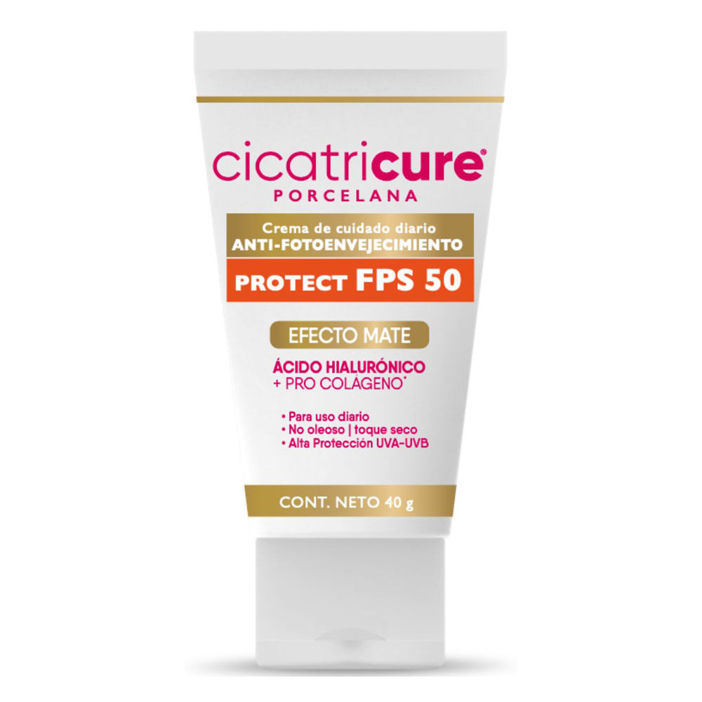 Cicatricure Porcelana Protector Solar FPS 50 40gr