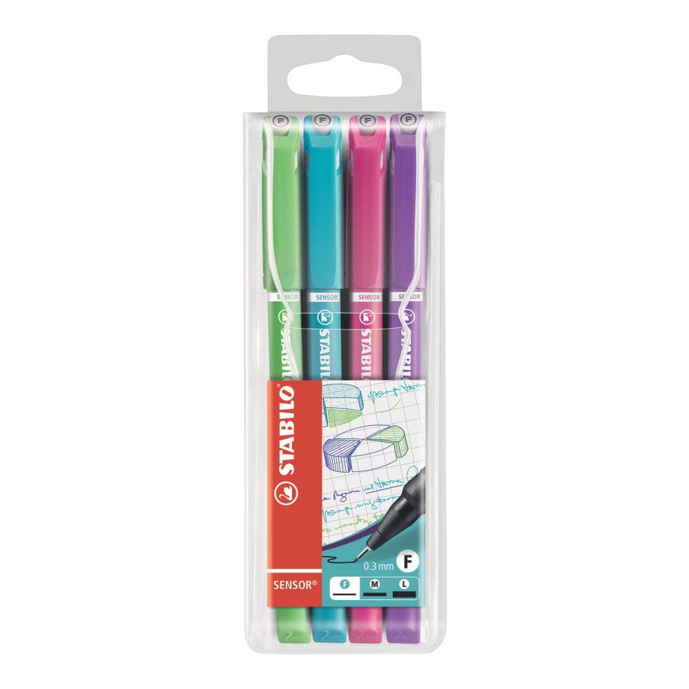 Marcadores Stabilo Sensor 4un