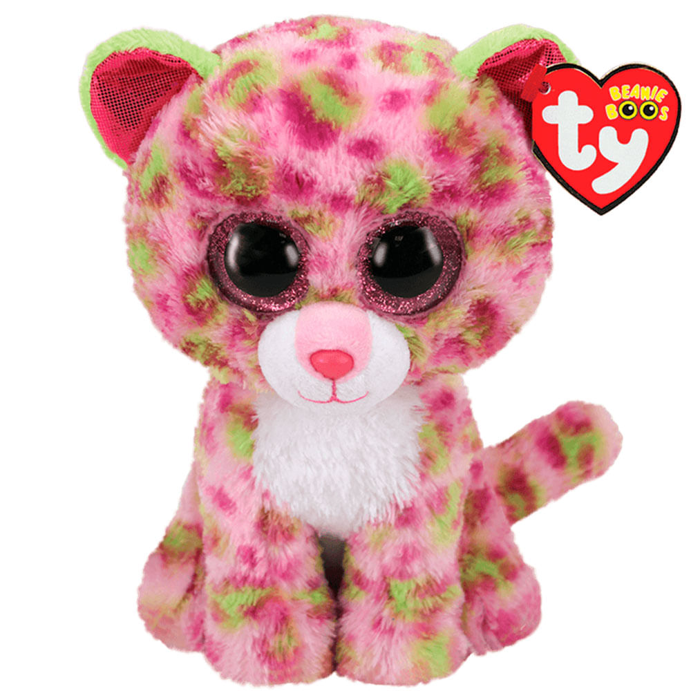 Beanie Boos Lainey Leopard Rosa Regular 36312 Ty