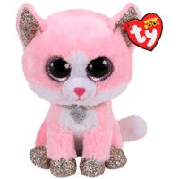 Beanie Boos Fiona Gato Rosado Regular 36366 Ty