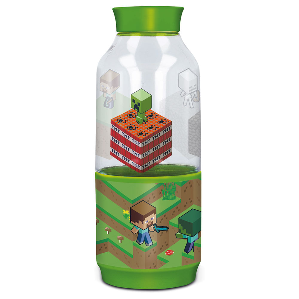 Botella Snack Tritan Minecraft