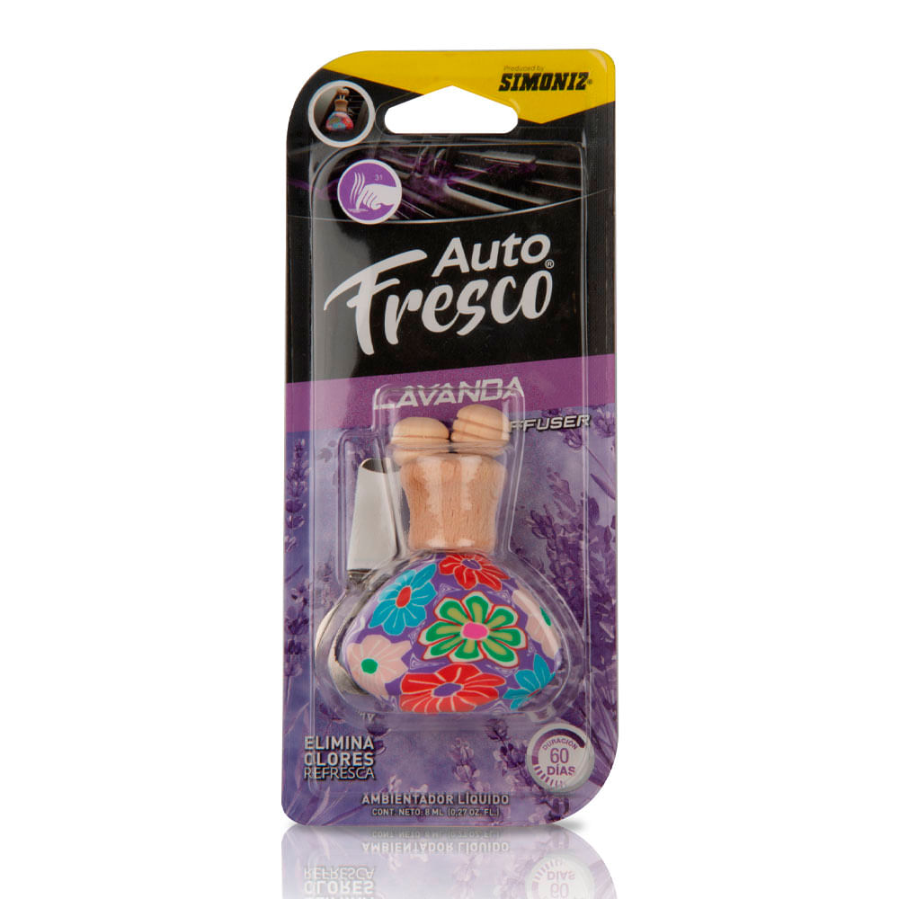 Ambientador Difusor Jar Simoniz Auto Fresco Lavanda 8ml