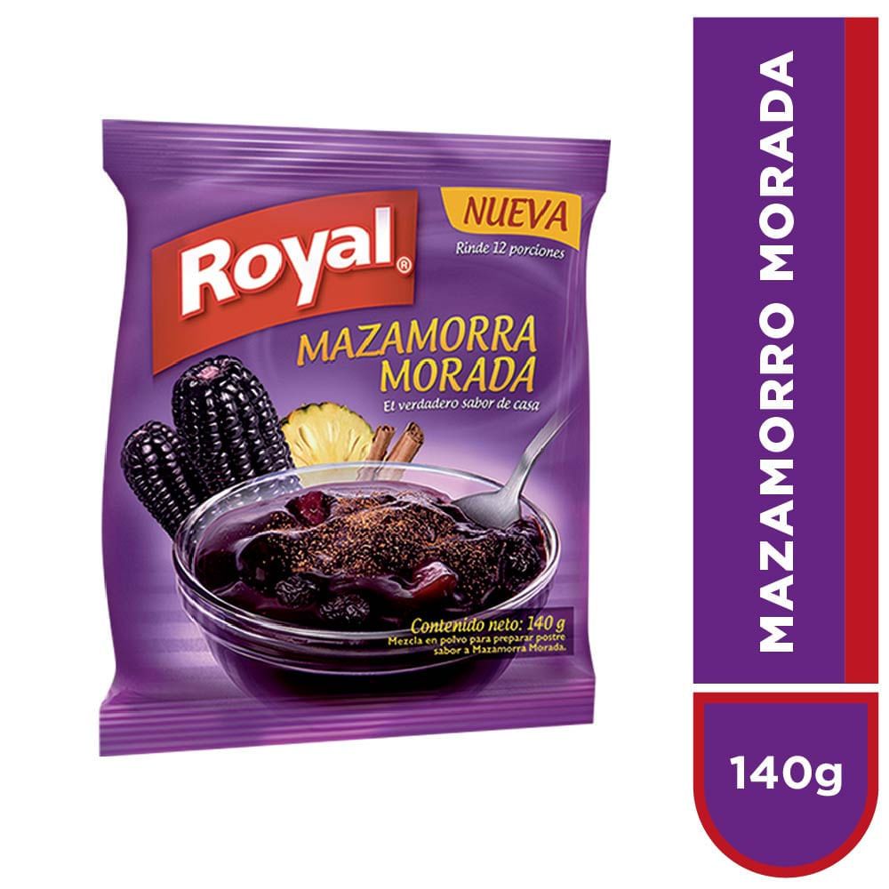 Mazamorra Morada en Polvo Royal 140g