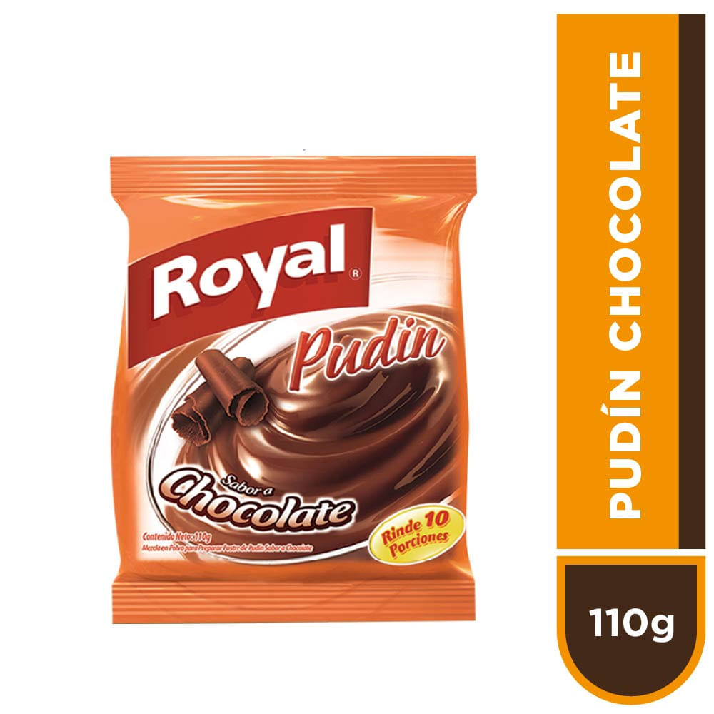 Pudín en Polvo Royal Sabor Chocolate 110g