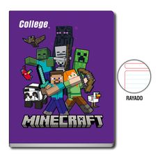 Cuaderno-College-Ray-Minecraft-80-Hojas-1-351662289