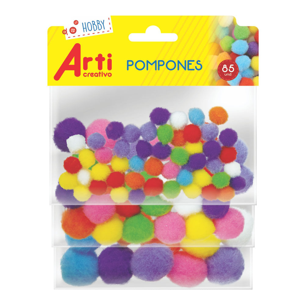Pompones Arti Creativo Colores Basicos